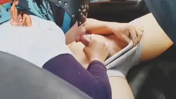 Tante BJ Di Dalam Mobil Servis Premium Di Tempat Paling Lumer